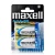 Батарейка LR20/D Maxell, 1.5В, упаковка 2шт