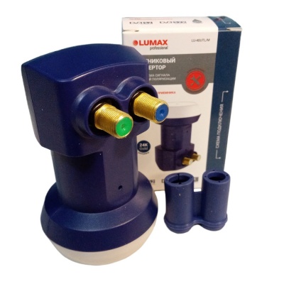 Конвертер линейной поляризации Lumax LU-40UTL/M, 2 выхода